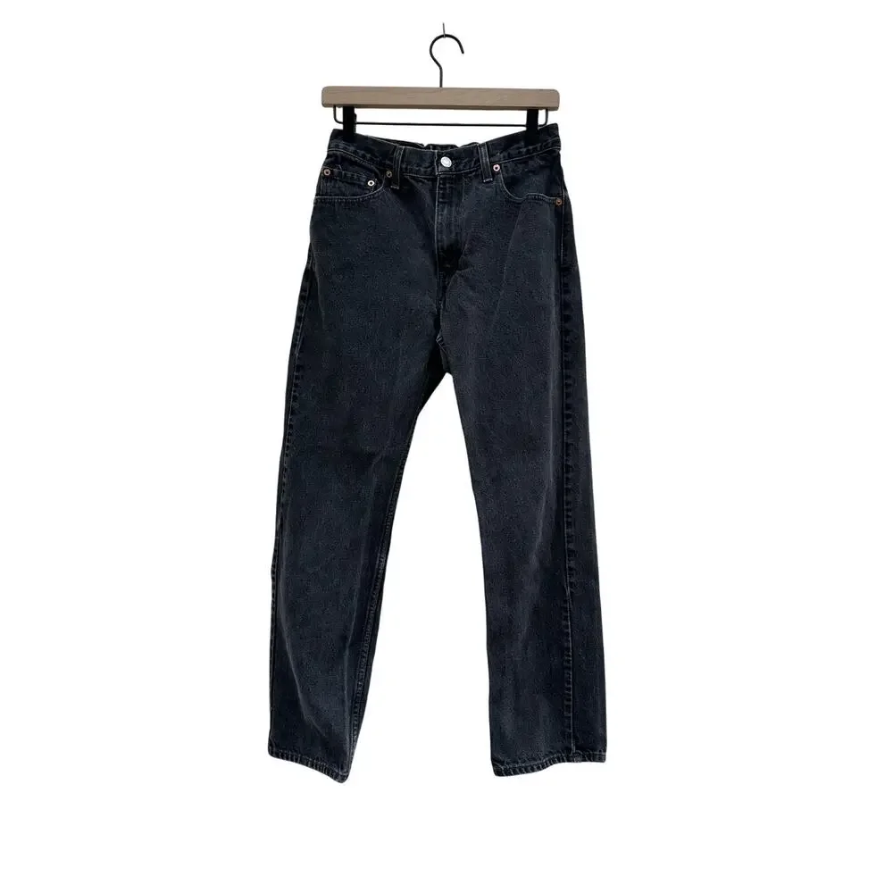 Vintage Levi's 550, black Y2k high waist jeans